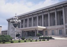 Eisenbahnmuseum in Pyongyang