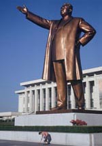 Kim Il Sung Statue am Mansudae Großmonument