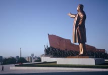 Kim Il Sung Statue am Mansudae Großmonument