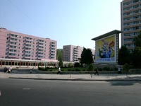 Straßenbild in Pyongyang