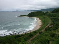 Küste am Ostmeer (Japanisches Meer) südlich von Wonsan